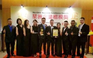 Sin Chew Business Excellence Awards Trophy | Award Winning Tapes & Packaging Company | 2S Packaging