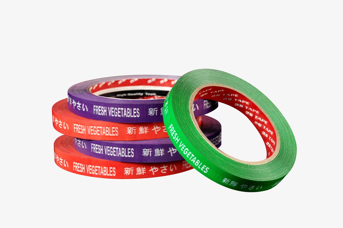 Vegetable Tape | Opp Tapes | Safety Tapes | 2S Packaging